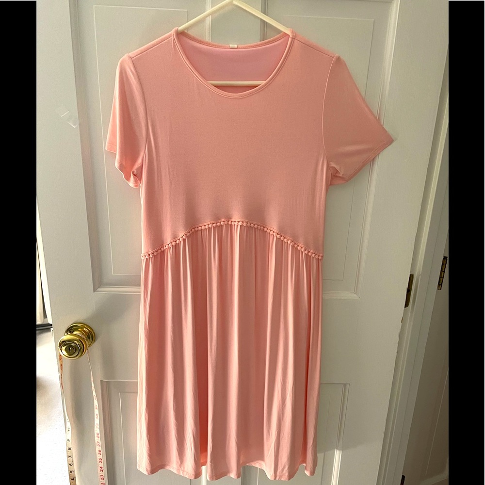 NWOT Pink Blush Maternity Dress